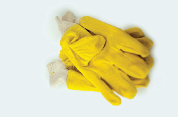Yellow Comarex Gloves